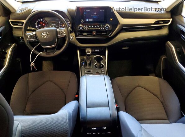5TDKDRBH2PS033531 2023 TOYOTA HIGHLANDER Black Dashboard view