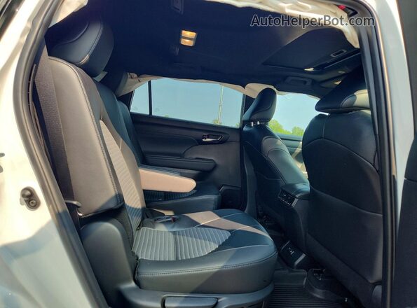5TDKDRBH3SS580333 2025 TOYOTA HIGHLANDER White Rear interior view