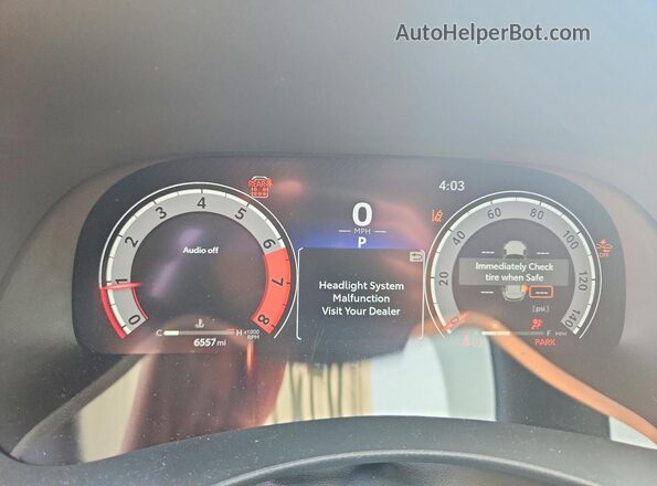 5TDKDRBH3SS580333 2025 TOYOTA HIGHLANDER White Instrument cluster view
