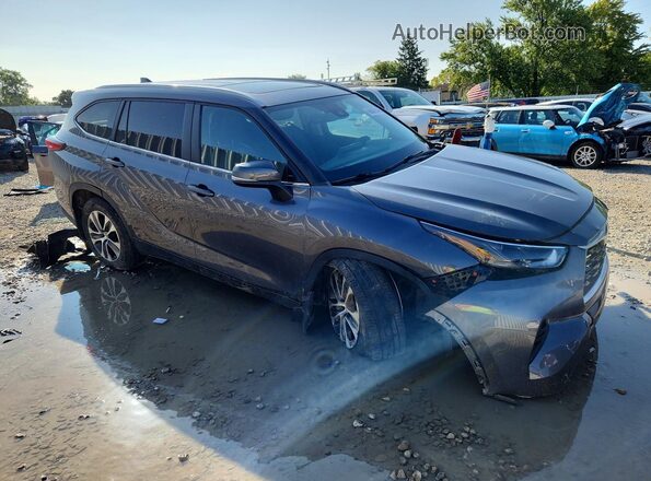 5TDKDRBH4PS024801 2023 TOYOTA HIGHLANDER Gray Առջևի աջ