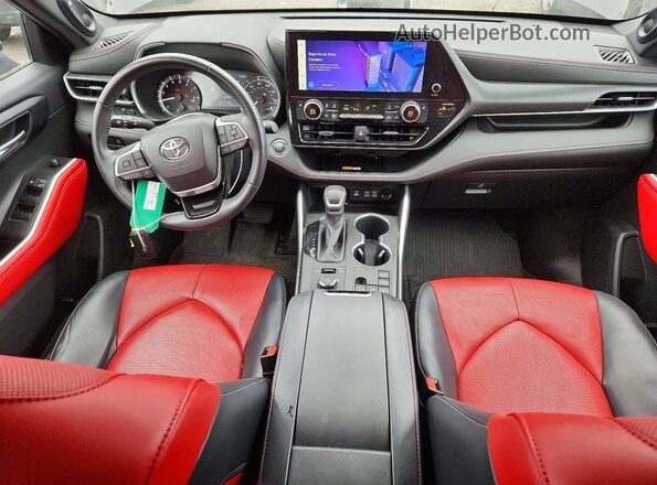 5TDKDRBH5PS524594 2023 TOYOTA HIGHLANDER Black Dashboard view