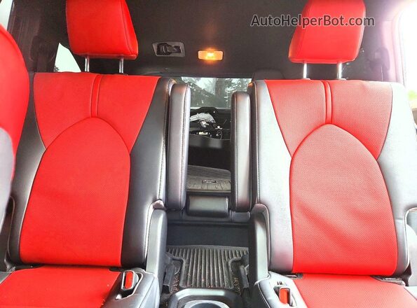 5TDKDRBH5PS524594 2023 TOYOTA HIGHLANDER Black Rear seats view