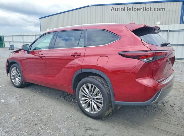 5TDKDRBH7SS588841 2025 TOYOTA HIGHLANDER Red უკანა მარცხენა