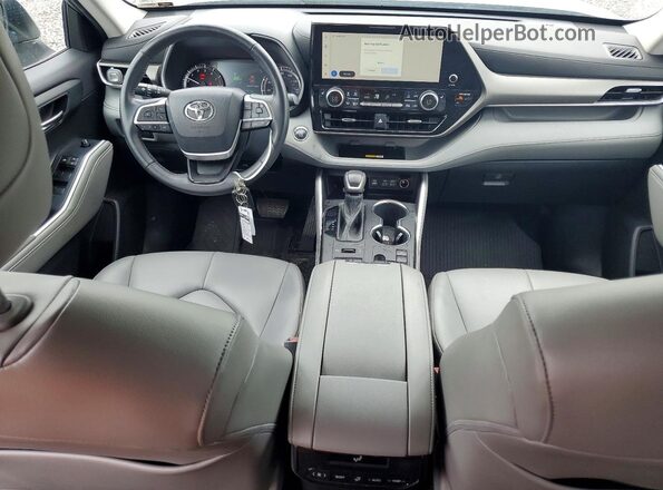 5TDKDRBH8PS012604 2023 TOYOTA HIGHLANDER Silver Вид панелі приладів