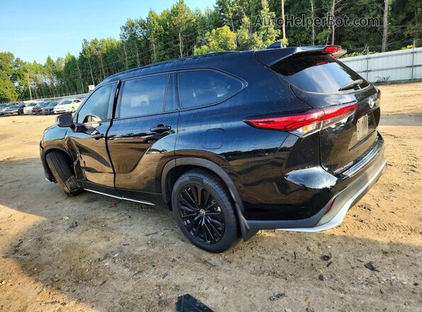 5TDKDRBH8PS511774 2023 TOYOTA HIGHLANDER Black Trasero izquierdo