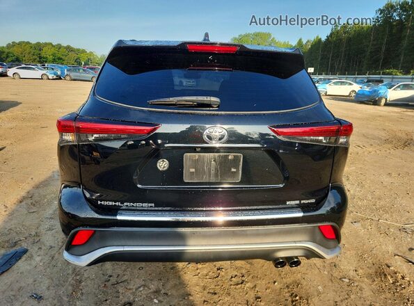 5TDKDRBH8PS511774 2023 TOYOTA HIGHLANDER Black Vista trasera