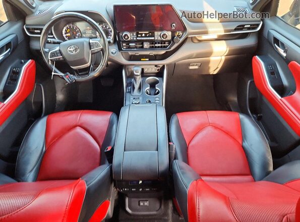 5TDKDRBH8PS511774 2023 TOYOTA HIGHLANDER Black Vista del salpicadero