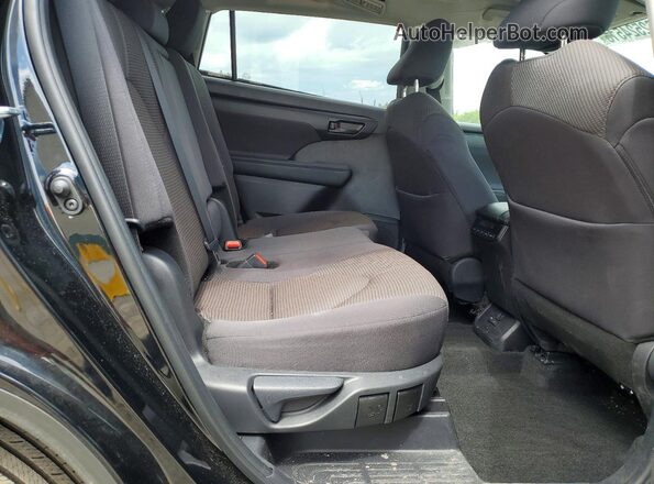 5TDKDRBH9SS579610 2025 TOYOTA HIGHLANDER Black უკანა სალონის ხედი