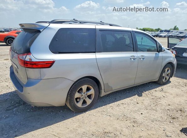 5TDKK3DC4GS750789 2016 TOYOTA SIENNA Silver Trasero derecho