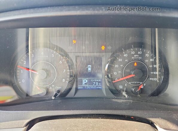 5TDKK3DC7GS752486 2016 TOYOTA SIENNA Gray Instrument cluster view