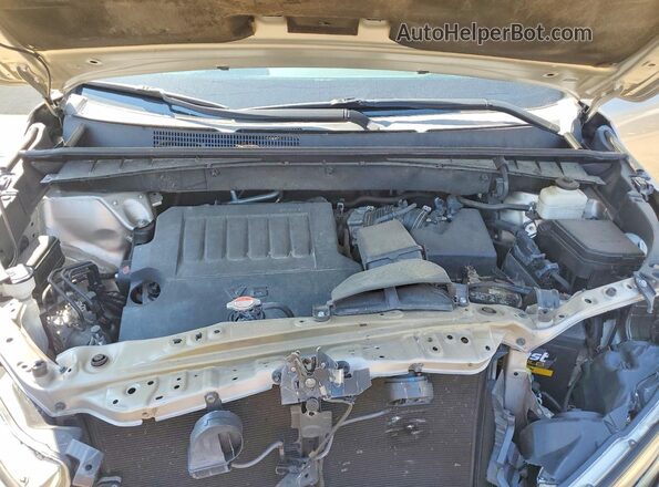 5TDKKRFH4GS125899 2016 TOYOTA HIGHLANDER Beige Вид задньої частини салону