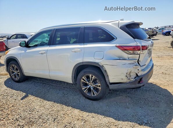 5TDKKRFH4GS139480 2016 TOYOTA HIGHLANDER White Հետևի ձախ