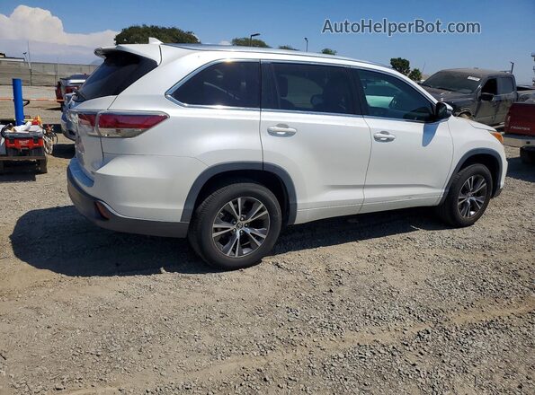 5TDKKRFH4GS139480 2016 TOYOTA HIGHLANDER White Հետևի աջ