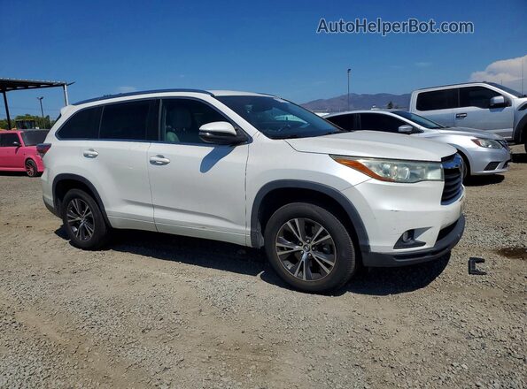 5TDKKRFH4GS139480 2016 TOYOTA HIGHLANDER White Առջևի աջ