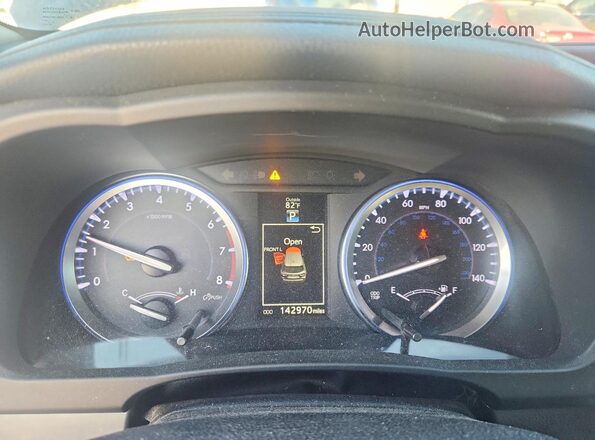 5TDKKRFH8GS506400 2016 TOYOTA HIGHLANDER Черный Вид щитка приборов