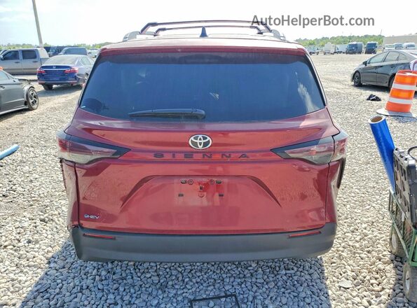 5TDKRKEC3TS293357 2026 TOYOTA SIENNA Maroon Vista trasera