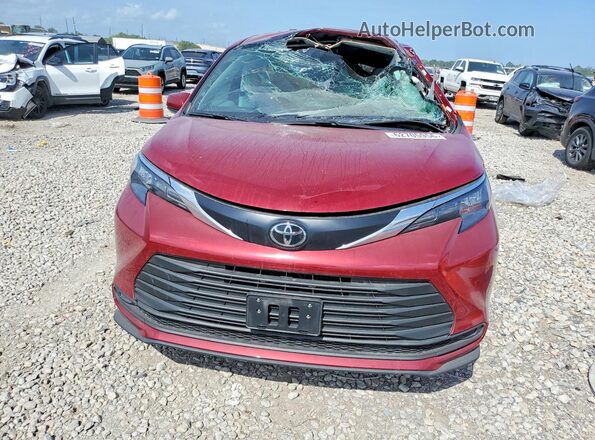 5TDKRKEC3TS293357 2026 TOYOTA SIENNA Maroon Vista frontal