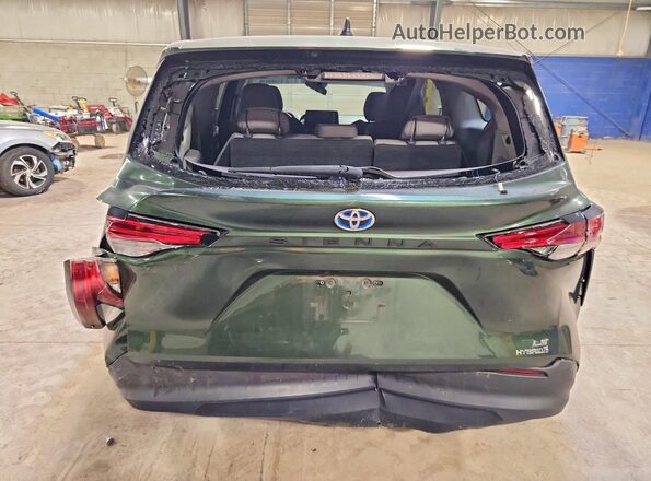 5TDKRKECXMS023723 2021 TOYOTA SIENNA Green Widok z tyłu