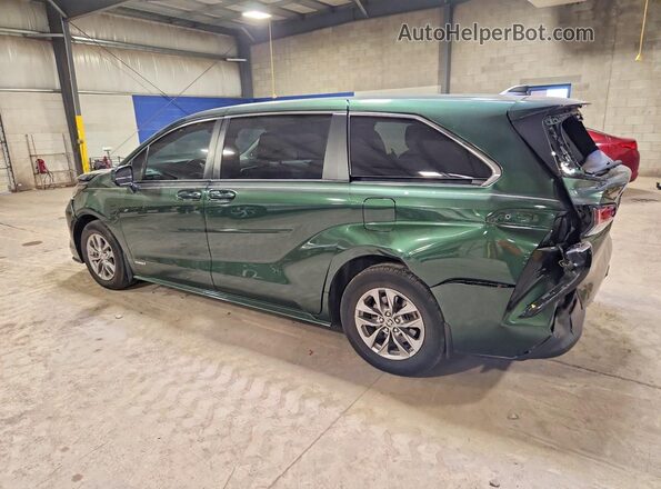 5TDKRKECXMS023723 2021 TOYOTA SIENNA Green Tył lewy