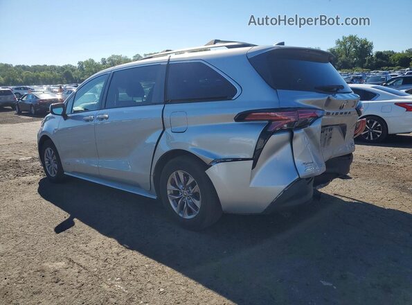 5TDKSKFC0MS030828 2021 TOYOTA SIENNA Серебряный Задняя левая четверть