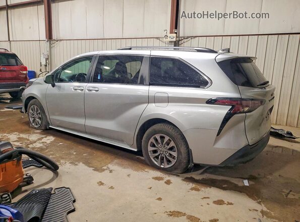 5TDKSKFC0PS100929 2023 TOYOTA SIENNA Серебряный Задняя левая четверть