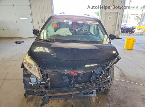 5TDKZ3DC0JS962060 2018 TOYOTA SIENNA Black Widok z przodu