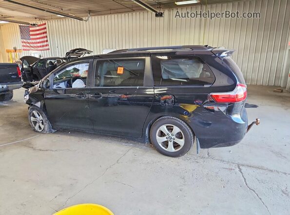 5TDKZ3DC0JS962060 2018 TOYOTA SIENNA Black Tył lewy