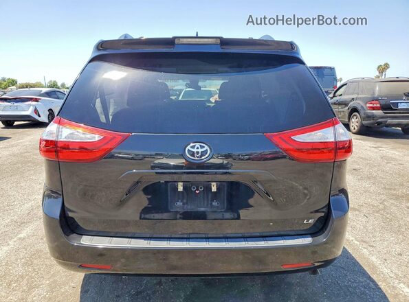 5TDKZ3DC2JS946510 2018 TOYOTA SIENNA Black უკანა ხედი