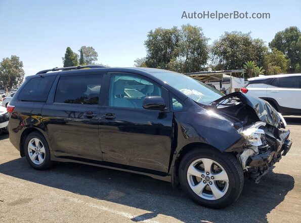 5TDKZ3DC2JS946510 2018 TOYOTA SIENNA Black წინა მარჯვენა