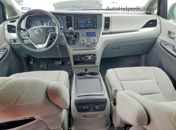 5TDKZ3DC4LS024355 2020 TOYOTA SIENNA White Առջևի վահանակի տեսք