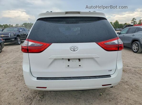 5TDKZ3DC4LS024355 2020 TOYOTA SIENNA White Հետևի տեսք