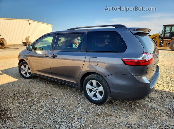 5TDKZ3DC5HS796788 2017 TOYOTA SIENNA Gray Trasero izquierdo