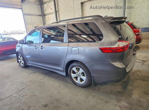 5TDKZ3DC6JS911338 2018 TOYOTA SIENNA Серый Задняя левая четверть