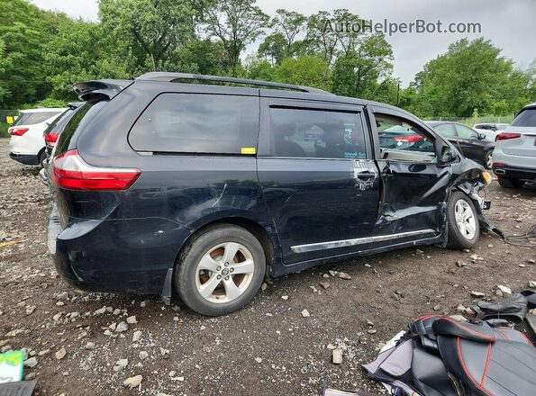 5TDKZ3DC8JS902396 2018 TOYOTA SIENNA Black Задня права чверть