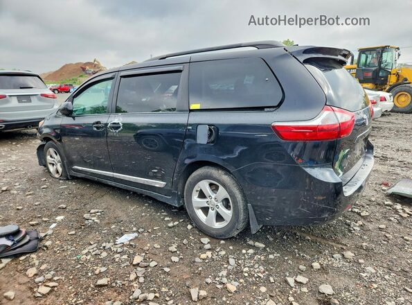 5TDKZ3DC8JS902396 2018 TOYOTA SIENNA Black Задня ліва чверть