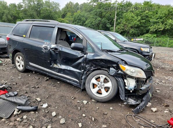5TDKZ3DC8JS902396 2018 TOYOTA SIENNA Black Передня права чверть