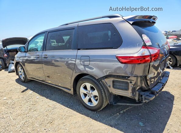 5TDKZ3DC9JS928103 2018 TOYOTA SIENNA Gray Tył lewy