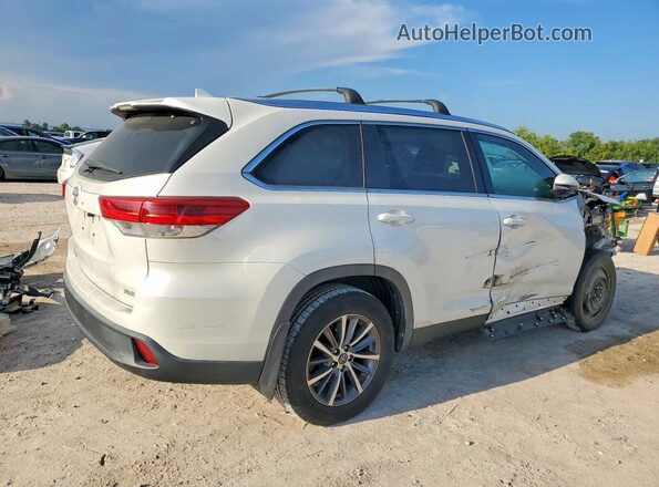 5TDKZRFH0KS565235 2019 TOYOTA HIGHLANDER White Rear right