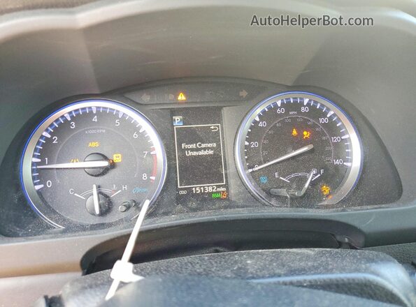 5TDKZRFH0KS565235 2019 TOYOTA HIGHLANDER White Instrument cluster view