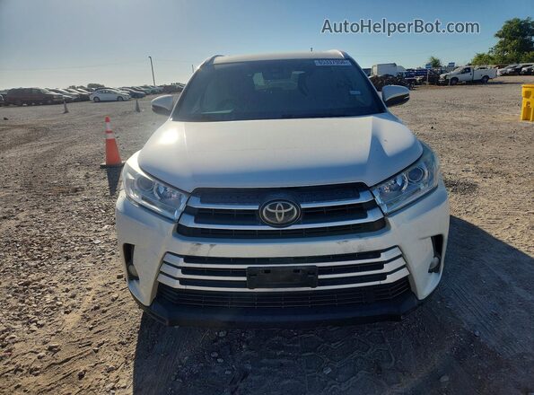5TDKZRFH1HS515002 2017 TOYOTA HIGHLANDER White Widok z przodu