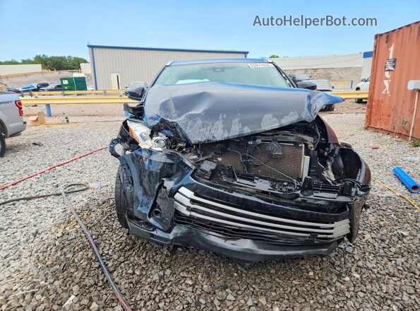 5TDKZRFH2JS545177 2018 TOYOTA HIGHLANDER Black Front view
