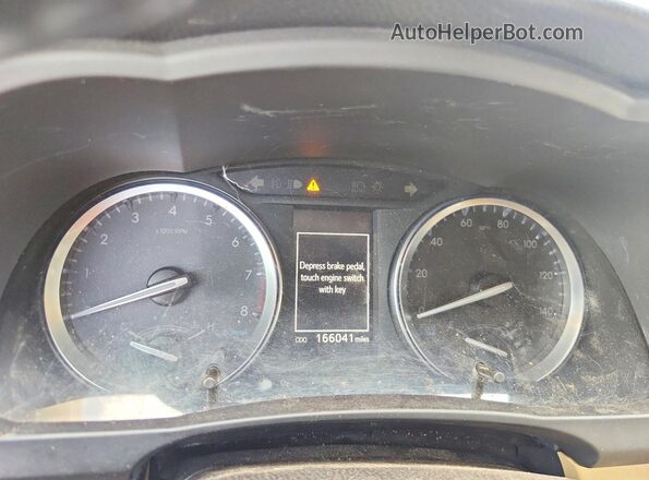 5TDKZRFH4HS204809 2017 TOYOTA HIGHLANDER Бордовый Вид щитка приборов