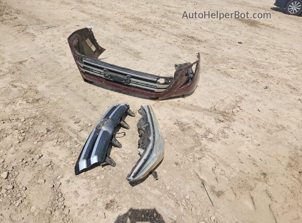 5TDKZRFH4HS204809 2017 TOYOTA HIGHLANDER Бордовый Вид наклейки с VIN-кодом