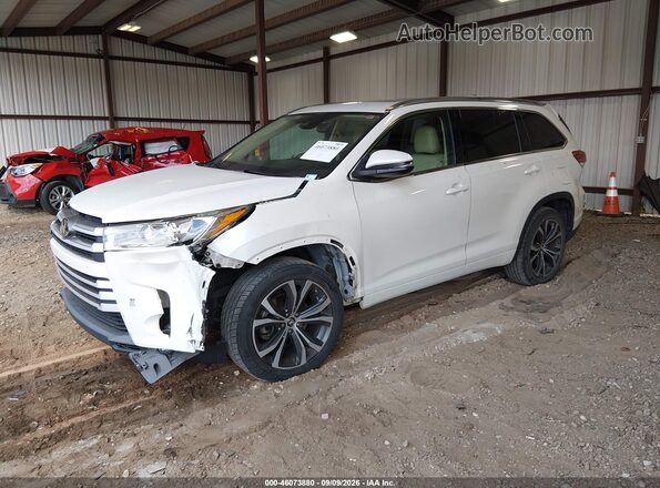 5TDKZRFH5HS508893 2017 TOYOTA HIGHLANDER White Передня ліва чверть