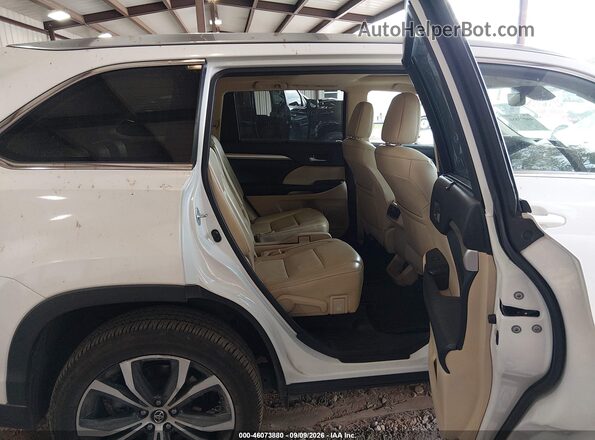 5TDKZRFH5HS508893 2017 TOYOTA HIGHLANDER White Вид наклейки з VIN-кодом