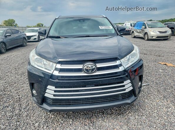 5TDKZRFH7HS510502 2017 TOYOTA HIGHLANDER Black Vista frontal