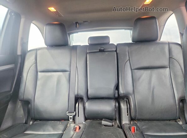 5TDKZRFH7HS510502 2017 TOYOTA HIGHLANDER Black Vista de los asientos traseros
