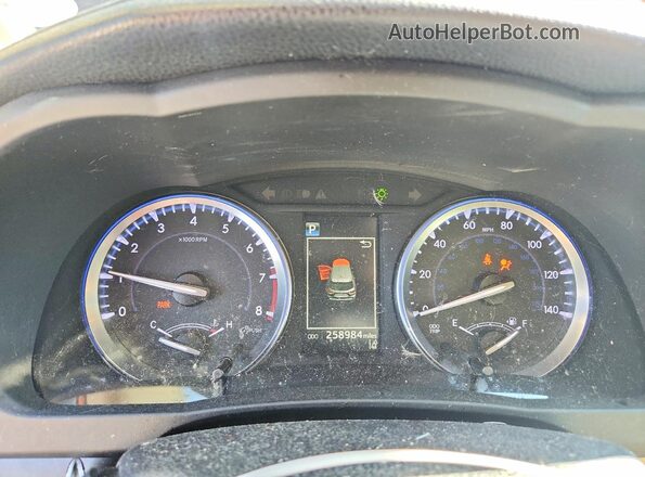 5TDKZRFH8HS202142 2017 TOYOTA HIGHLANDER Maroon Widok zestawu wskaźników
