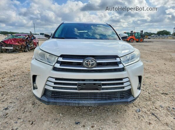 5TDKZRFH8KS339766 2019 TOYOTA HIGHLANDER White Widok z przodu