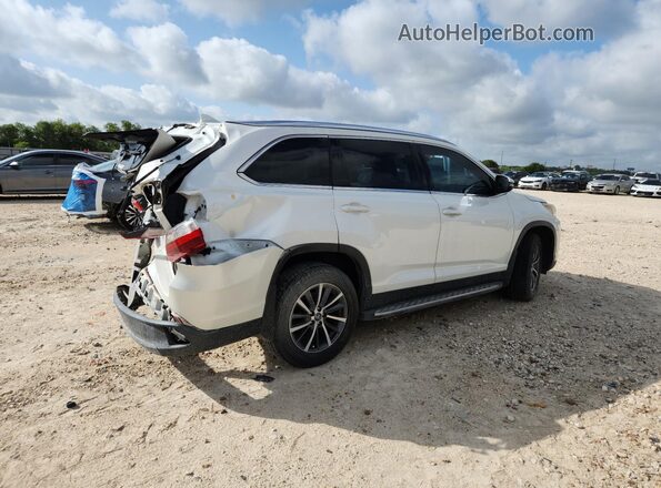 5TDKZRFH8KS339766 2019 TOYOTA HIGHLANDER White 